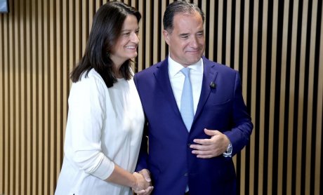 Επίσκεψη του Υπουργού Υγείας Άδωνι Γεωργιάδη και της Υπουργού Εργασίας & Κοινωνικής Ασφάλισης Νίκης Κεραμέως στο ΓΝΑ «Ο Ευαγγελισμός» για την πρόσληψη 500 τραυματιοφορέων μέσω ΔΥΠΑ
