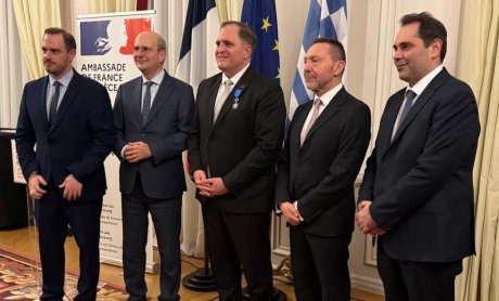 ΑΑΔΕ: Ιππότης του Εθνικού Τάγματος Αξίας της Γαλλικής Δημοκρατίας ο Γ. Πιτσιλής