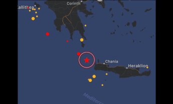 Σεισμός 5.7 ρίχτερ μεταξύ Κηθύρων και Κρήτης