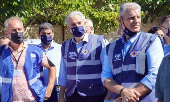 Στην Κρήτη η πολιτική ηγεσία του Υπουργείου Κλιματικής Κρίσης και Πολιτικής Προστασίας
