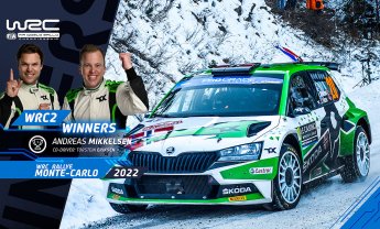 SKODA και Andreas Mikkelsen νικητές στη WRC2 του Ράλλυ Μόντε Κάρλο