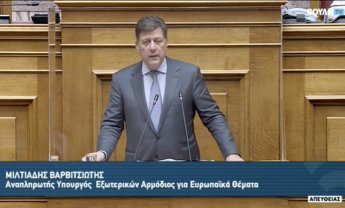Μ. Βαρβιτσιώτης: Έχουμε λάβει από τον ελληνικό λαό εντολή για περιορισμό της παράνομης μετανάστευσης