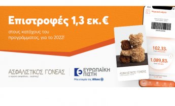 Ασφαλιστικός Γονέας - Στο 1,3 εκ. ευρώ η επιστροφή ασφαλίστρων για το 2022