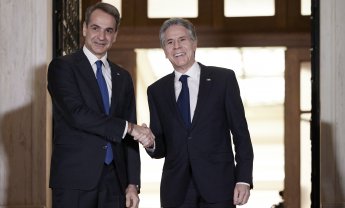 Συναντήθηκε ο Πρωθυπουργός Κυριάκος Μητσοτάκης με τον Υπουργό Εξωτερικών των ΗΠΑ Antony Blinken