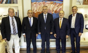 Εποικοδομητική συνάντηση εργασίας του Υπουργού Ανάπτυξης Τάκη Θεοδωρικάκου με αντιπροσωπεία της Διοίκησης του Ε.Ε.Α