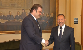 Συνάντηση του Υπουργού Εθνικής Οικονομίας και Οικονομικών Κυριάκου Πιερρακάκη με τον Διοικητή της Τράπεζας της Ελλάδος Γιάννη Στουρνάρα