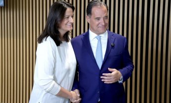 Επίσκεψη του Υπουργού Υγείας Άδωνι Γεωργιάδη και της Υπουργού Εργασίας & Κοινωνικής Ασφάλισης Νίκης Κεραμέως στο ΓΝΑ «Ο Ευαγγελισμός» για την πρόσληψη 500 τραυματιοφορέων μέσω ΔΥΠΑ