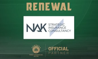 Πράσινη συμμαχία εμπιστοσύνης: Ο Παναθηναϊκός AKTOR ανανεώνει τη συνεργασία του με τη NAK Insurance Brokers