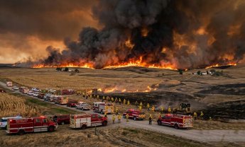 Χειμωνιάτικες πυρκαγιές στη Νεμπράσκα: εκατοντάδες χιλιάδες στρέμματα καμένα, μεγάλες ζημιές σε ράντσα και βοσκότοπους