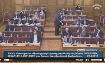 Τι είπαν στη Βουλή, Δημήτρης Ζορμπάς, Μαργαρίτα Αντωνάκη, Χρήστος Παπαδόγιαννης και Ιωάννα Σεληνιωτάκη για το σχέδιο νόμου για το Solvency ΙΙ (22/01/2016, 10:18)