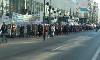 Τι συζήτησαν οι εργαζόμενοι της Εθνικής με υπουργείο Οικονομικών και Εθνική Τράπεζα. Δείτε video από την πορεία!