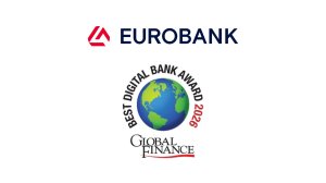 Eurobank: Καλύτερη Ψηφιακή Τράπεζα στην Ελλάδα για Ιδιώτες και Επιχειρήσεις από το Global Finance