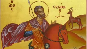 Ο Άγιος Ευστάθιος και η Αγία αυτού οικογένεια γιορτάζεται στις 20 Σεπτεμβρίου