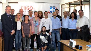 ERGO: Τελετή παράδοσης εισιτηρίου προς τη νικήτρια ομάδα Run Greece της Περιφέρειας Θεσσαλίας