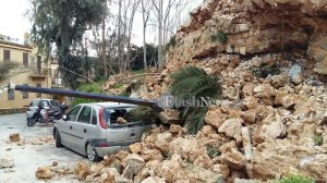 Κατέρρευσε μέρος του Επιπρομαχώνα στην παλιά πόλη των Χανίων (video)