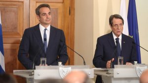 Μητσοτάκης - Αναστασιάδης: Ελλάδα και Κύπρος θα αντιμετωπίσουν από κοινού τις προκλήσεις