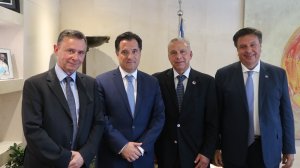 Συνάντηση Άδωνι Γεωργιάδη με τον Πρόεδρο του Ελληνογερμανικού Επιμελητηρίου