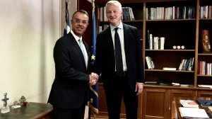 Συνάντηση του Υπουργού Οικονομικών με τον Γάλλο ομόλογό του