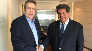 Συνάντηση του Συνηγόρου του Καταναλωτή, Λευτέρη Ζαγορίτη, με τον Πρόεδρο της ΕΣΕΕ, Γιώργο Καρανίκα