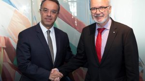 Η ΕΤΕπ και ο Έλληνας Υπουργός Οικονομικών συζητούν στρατηγικούς επενδυτικούς στόχους 