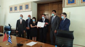Σημαντική δωρεά στο Εργαστήριο Μικροβιολογίας της Ιατρικής Σχολής του ΕΚΠΑ παρουσία του Υπουργού Υγείας κ. Β. Κικίλια