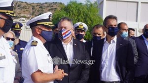 Στη βάση της Σούδας ο Μάικ Πομπέο και ο Κυριάκος Μητσοτάκης (φωτο - βίντεο)