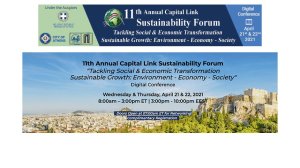 Τι συζητήθηκε στο "11th Annual Capital Link Sustainability Forum";