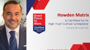H Howden Matrix απέκτησε την Πιστοποίηση του Great Place to Work®