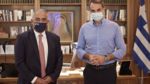 Με τον Κυριάκο Μητσοτάκη συναντήθηκε ο Πρόεδρος της ΚΕΕΕ, Γιάννης Χατζηθεοδοσίου 
