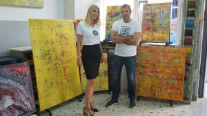 Με επιτυχία πραγματοποιήθηκαν τα εγκαίνια της έκθεσης του Κωνσταντίνου Ραφτάκη και της Μαρίας Οικονόμου