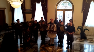Η Φιλαρμονική της ΕΛΔΥΚ ψάλλει στην Ιερά Αρχιεπισκοπή τα κάλαντα της Πρωτοχρονιάς
