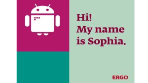 Η Sophia έπιασε δουλειά στην Ergo Hellas