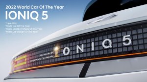 Το Hyundai IONIQ 5 ανακηρύχθηκε Παγκόσμιο Αυτοκίνητο του 2022 (World Car of the Year 2022)