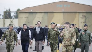 Επίσκεψη του Πρωθυπουργού Κυριάκου Μητσοτάκη στην 110 Πτέρυγα Μάχης