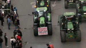 Η Παρέλαση των Τρακτέρ στην Αθήνα! (βίντεο)