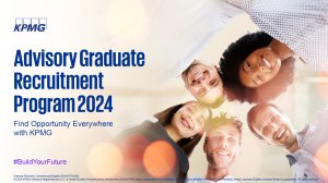 Το KPMG Advisory Graduate Recruitment Program για το έτος 2024 μόλις άρχισε!