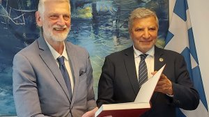 Συνάντηση του Προέδρου του ΙΣΑ Γ. Πατούλη, με τον Υφυπουργό Εξωτερικών Γ. Λοβέρδο