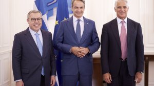 Συνάντηση Andrea Orcel και Βασίλη Ψάλτη με τον Πρωθυπουργό (βίντεο)