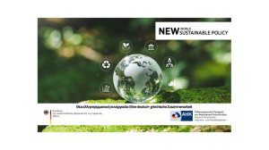 Διοργάνωση του πρώτου Ελληνογερμανικού Sustainability Forum «NEW World – NEW Sustainable Policy» με κεντρικό ομιλητή τον Γιάννη Στουρνάρα