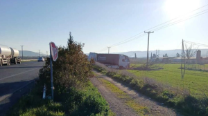 Νεκρός οδηγός I.X στην παράκαμψη των μπλόκων της Λιβαδειάς - Το όχημά του συγκρούστηκε με φορτηγό