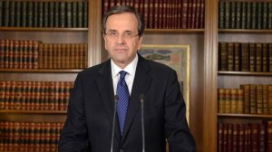 Με διάγγελμα ο Αντώνης Σαμαράς ανακοινώνει τον υποψήφιο Πρόεδρο της Δημοκρατίας