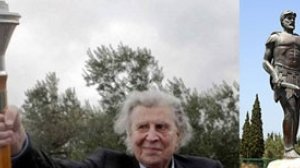 Πρώτος λαμπαδηδρόμος ο Μίκης Θεοδωράκης