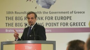 Τι είπε ο Αντώνης Σαμαράς στο Συνέδριο του Economist