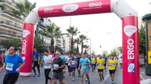 210 χιλιόμετρα έτρεξαν για καλό σκοπό οι επισκέπτες στο περίπτερο της ERGO