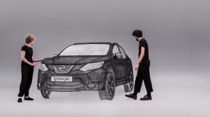 Η Nissan κατασκεύασε την μεγαλύτερη τρισδιάστατη εκτύπωση στον κόσμο σε QASHQAI !