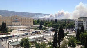 Πυρκαγιά στον Υμηττό!