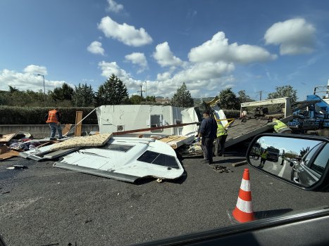 Καθυστερήσεις στην Εθνική Οδό προς Θεσσαλονίκη λόγω τροχαίου στις Λιβανάτες