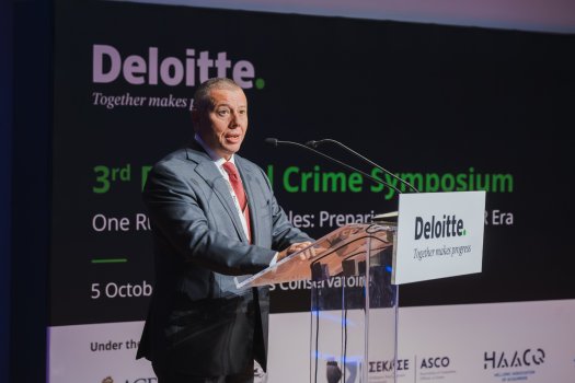 Ο Κάρολος Σαΐας (ΔΣ ΕΑΕΕ) συμμετείχε στο 3rd Financial Crime Symposium: “One Rulebook, New Rules: Preparing for the AMLR Era” της Deloitte με εξαιρετικές προτάσεις για την πρόληψη και αντιμετώπιση της ασφαλιστικής απάτης