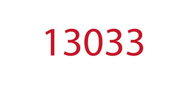 13033