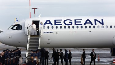 aegean_honored_for_carrying_pope_francis_on_his_historic_journey_in_greece_and_from_cyprus